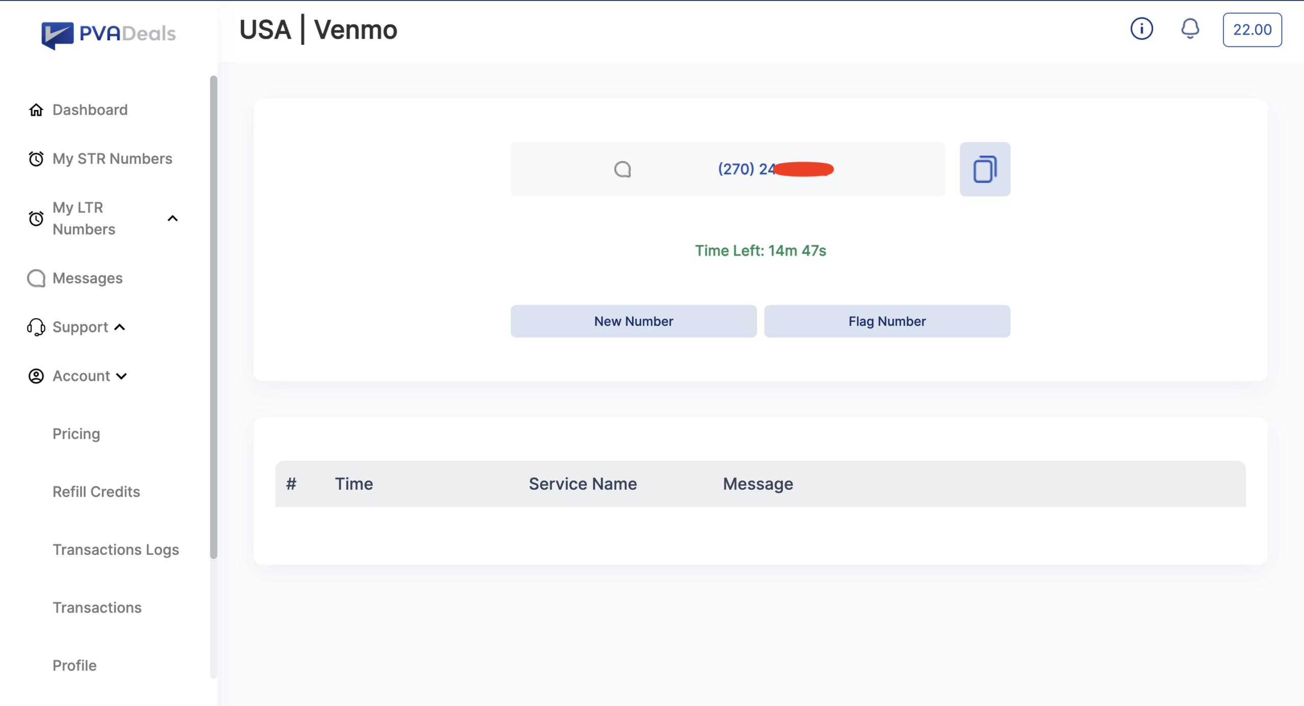 phone number for venmo verification