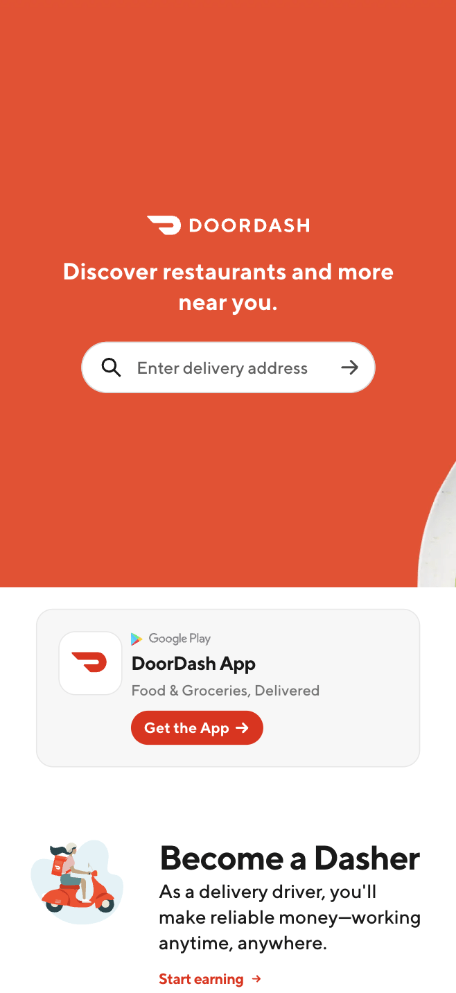 doordash verification code text