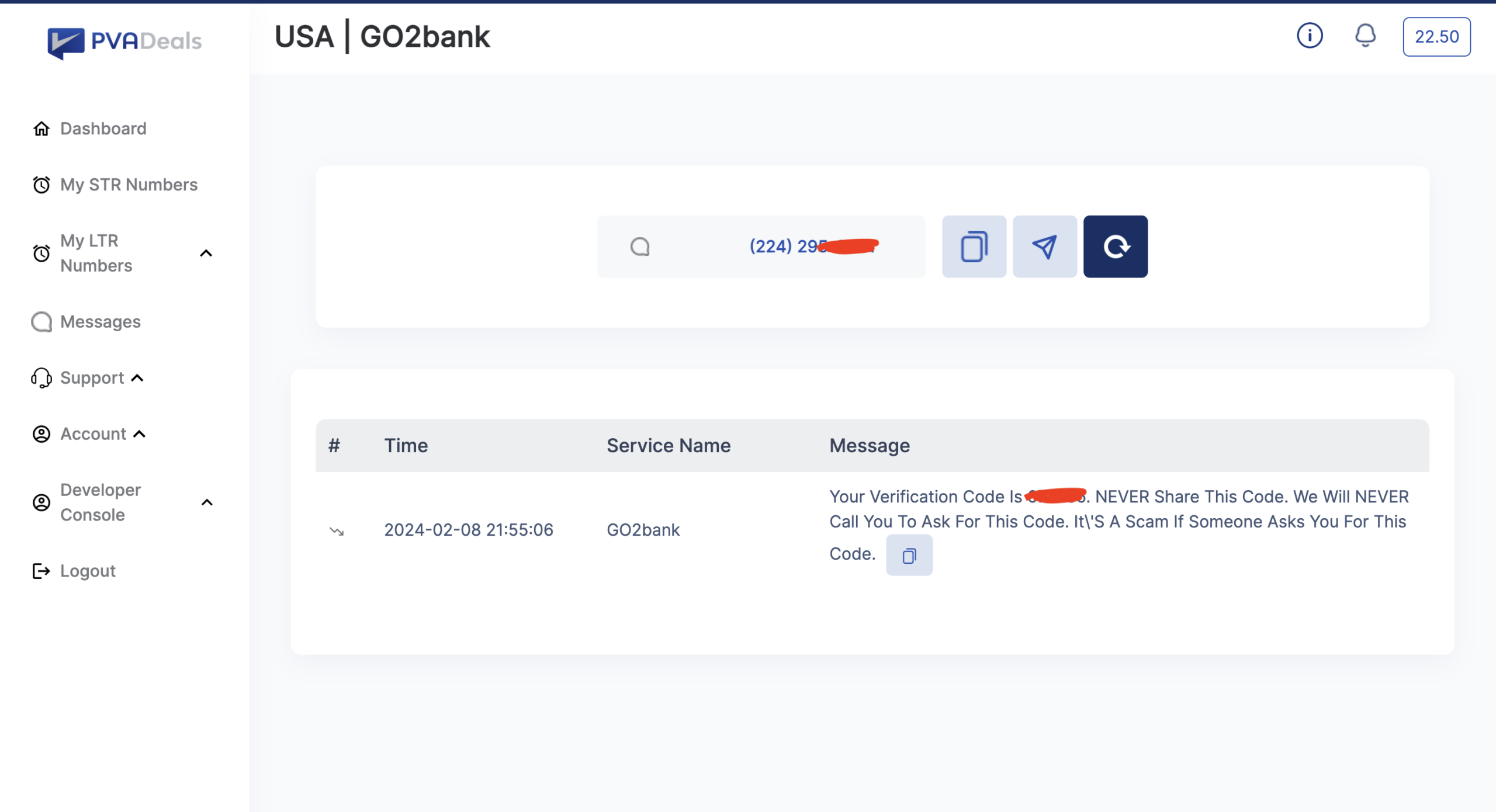go2bank verification code