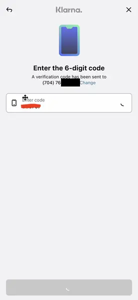 klarna verification code11