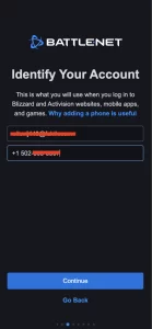 blizzard phone number bypass