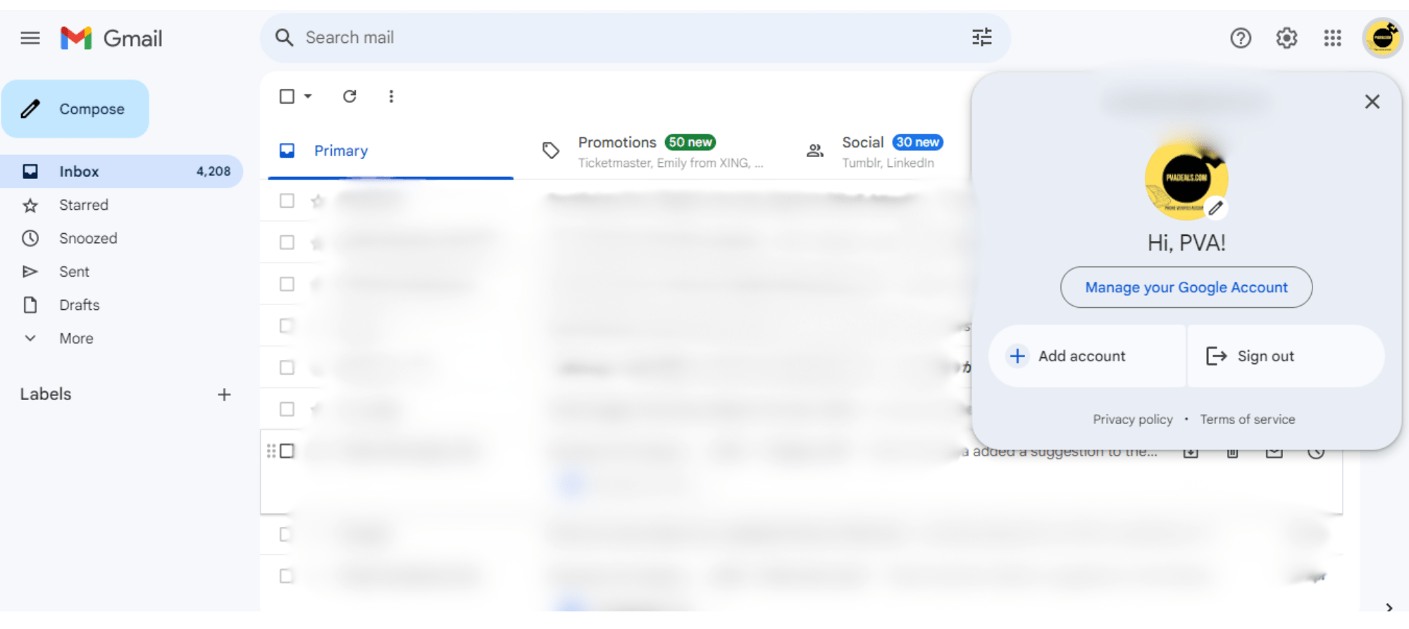 how to change verification number on gmail