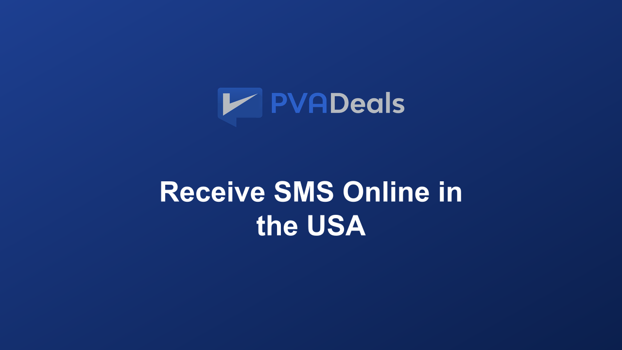 Receive SMS online in the USA