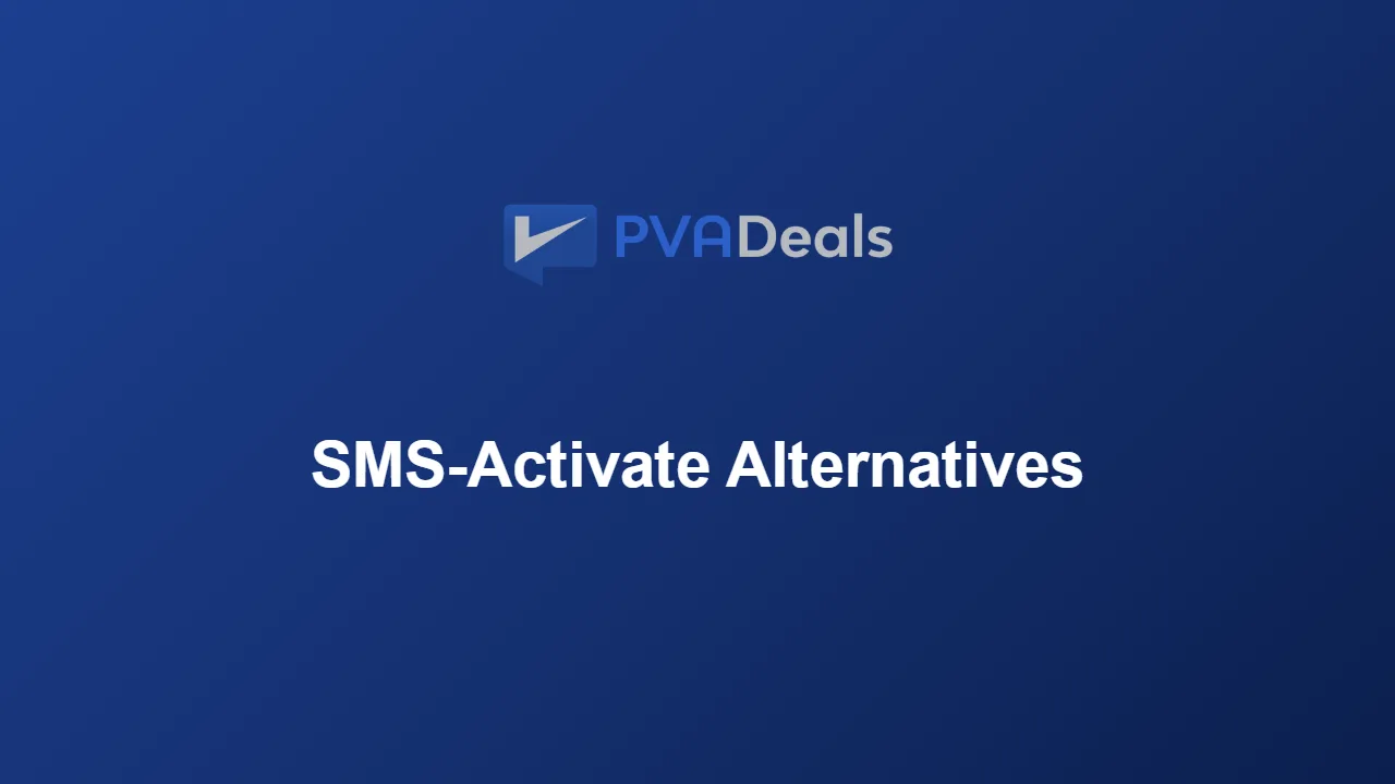 SMS-Activate alternatives
